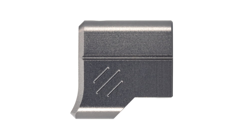 TRYBE Defense Universal 9mm Compensator - Compact Firearms, Gray, TRBDUNI9MMCC-GR