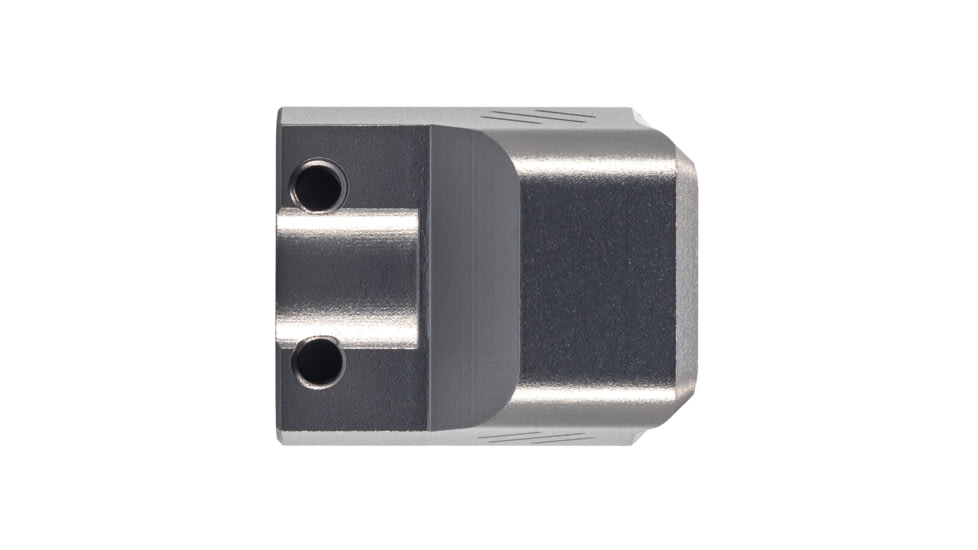 TRYBE Defense Universal 9mm Compensator - Compact Firearms, Gray, TRBDUNI9MMCC-GR