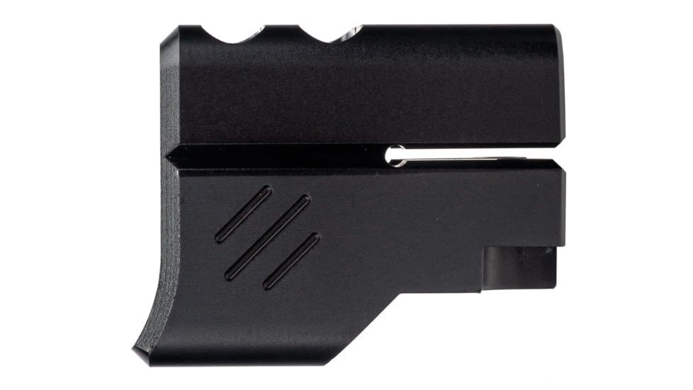 TRYBE Defense Universal 9mm Compensator - Full Size Firearms, Black, TRBDUNI9MMFS-BK