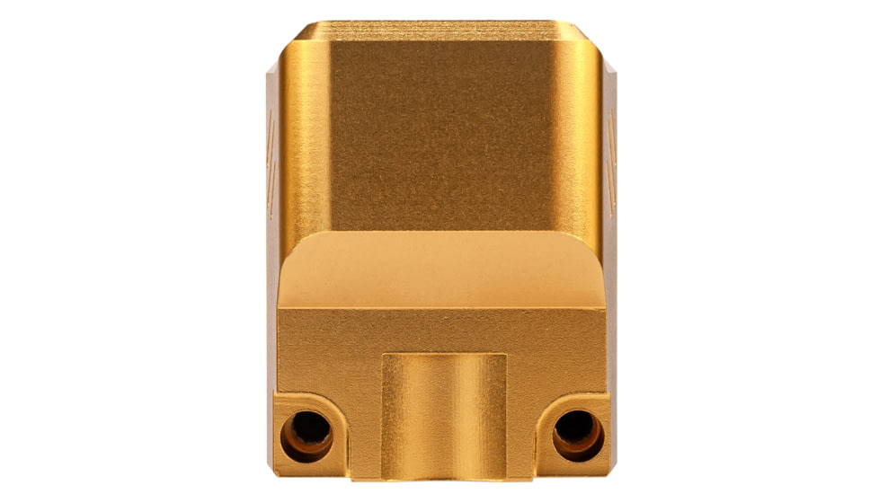 TRYBE Defense Universal 9mm Compensator - Full Size Firearms, Gold, TRBDUNI9MMFS-GLD