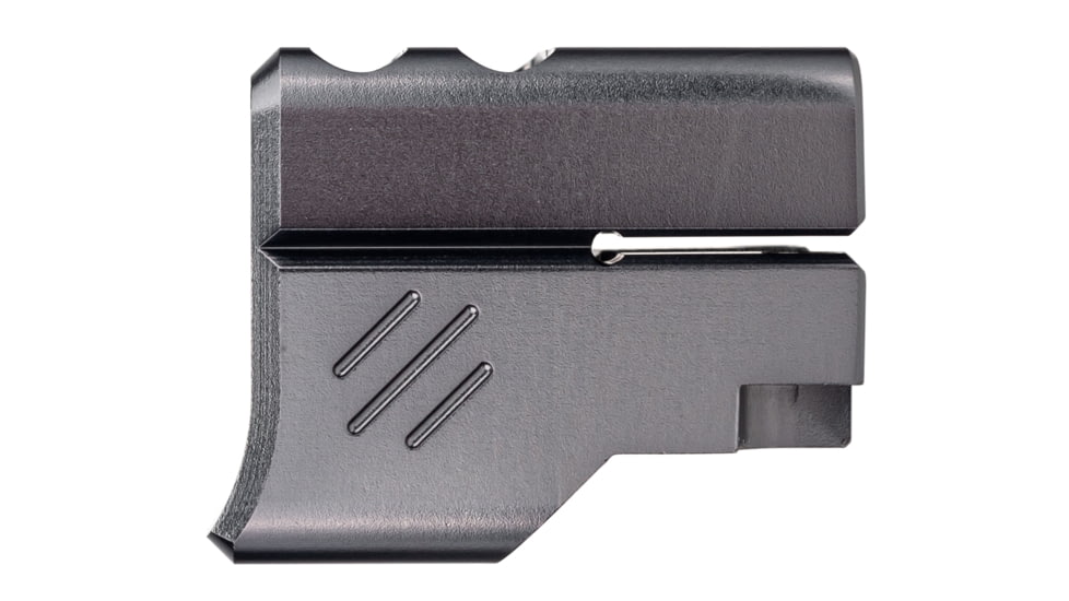 TRYBE Defense Universal 9mm Compensator - Full Size Firearms, Gray, TRBDUNI9MMFS-GR