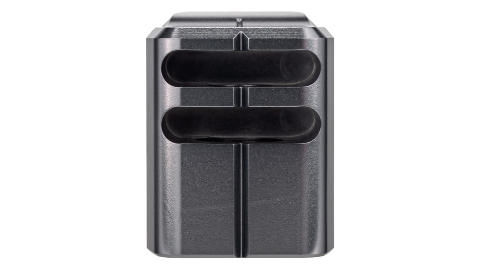 TRYBE Defense Universal 9mm Compensator - Full Size Firearms, Gray, TRBDUNI9MMFS-GR