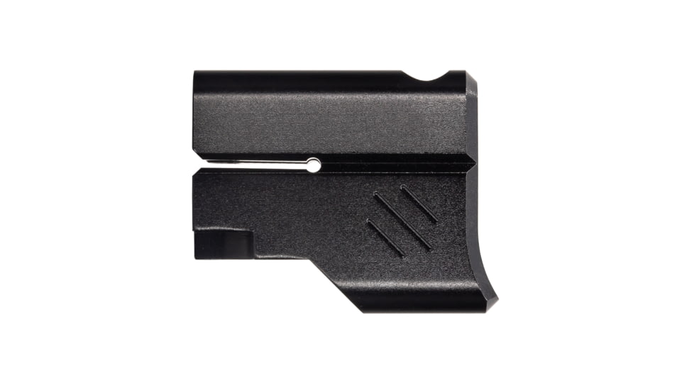 TRYBE Defense Universal Single Port 9mm Compensator, Full Size Firearms, Black, TRBDSPUNI9MMFS-BK