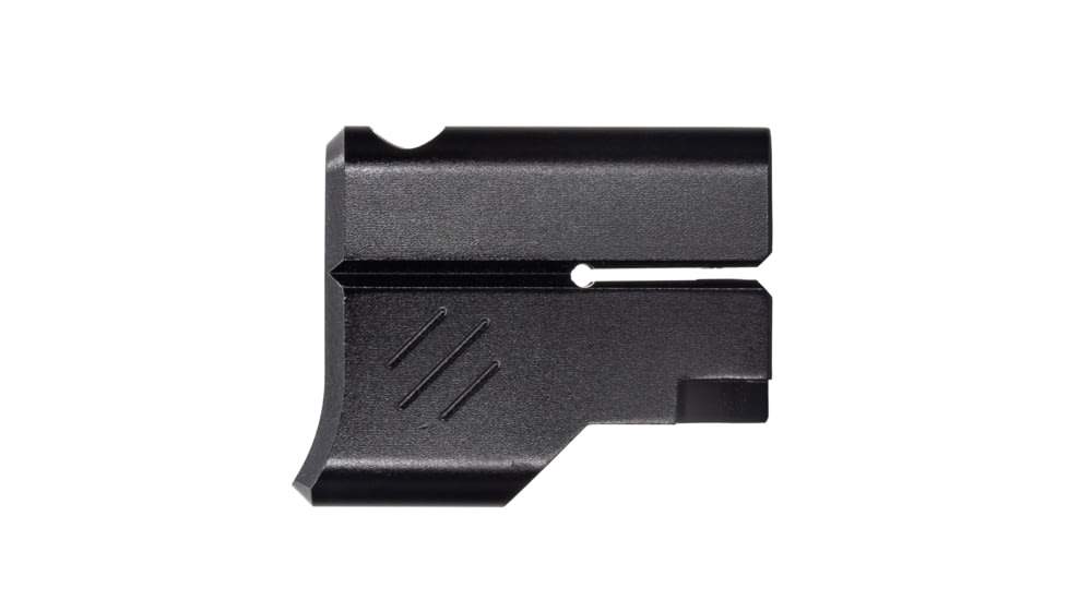 TRYBE Defense Universal Single Port 9mm Compensator, Full Size Firearms, Black, TRBDSPUNI9MMFS-BK