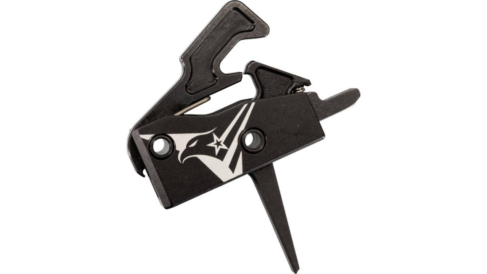 TRYBE Defense V2 Single Stage Drop-In Trigger, AR-15, Straight, 3.5-4lb Pull Weight, Black, TRGSTRAR15V2-BLK