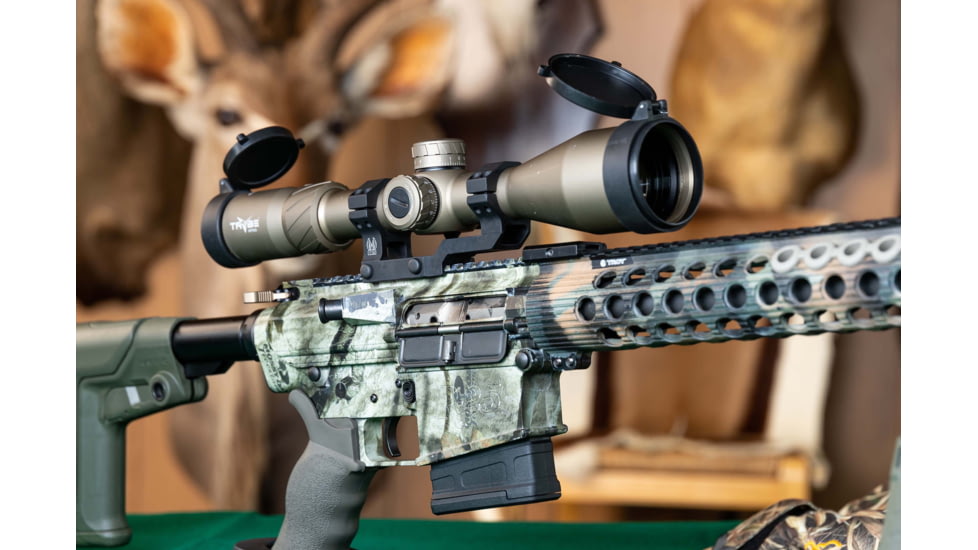 TRYBE Optics 1-8x24mm Rifle Scope, Magpul 7.62x51mm NATO Magazine, GG&amp;G FLT 30mm Scope Mount, FAB Defense SPIKE Bipod, R.A.P.S. Buttstock