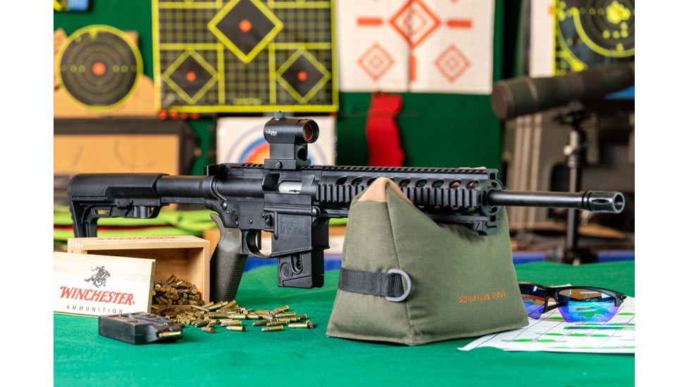 TRYBE Optics 1x 3 MOA Micro Red Dot Sight, Magpul MIAD Gen 1.1 AR Gun Grip, Smith &amp; Wesson Magazine M&amp;P 15-22 22LR 10-Round Magazine