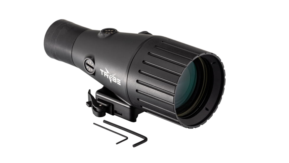 TRYBE Optics Enhancer Rifle Scope Magnification Quadrupler, 4x54mm, 30mm Tube, Black, ENHRS4X