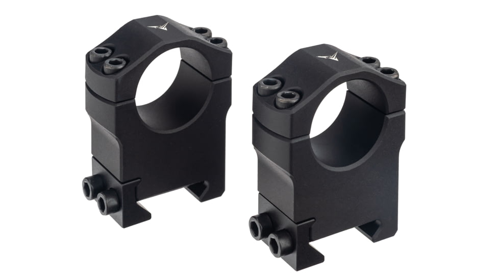 TRYBE Optics Advanced Scope Rings, Tube Dia 1in, High, Black, TROHERNG1H