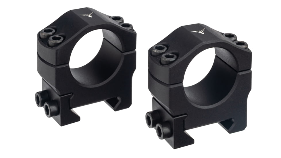 TRYBE Optics Advanced Scope Rings, Tube Dia 1in, Low, Black, TROHERNG1L