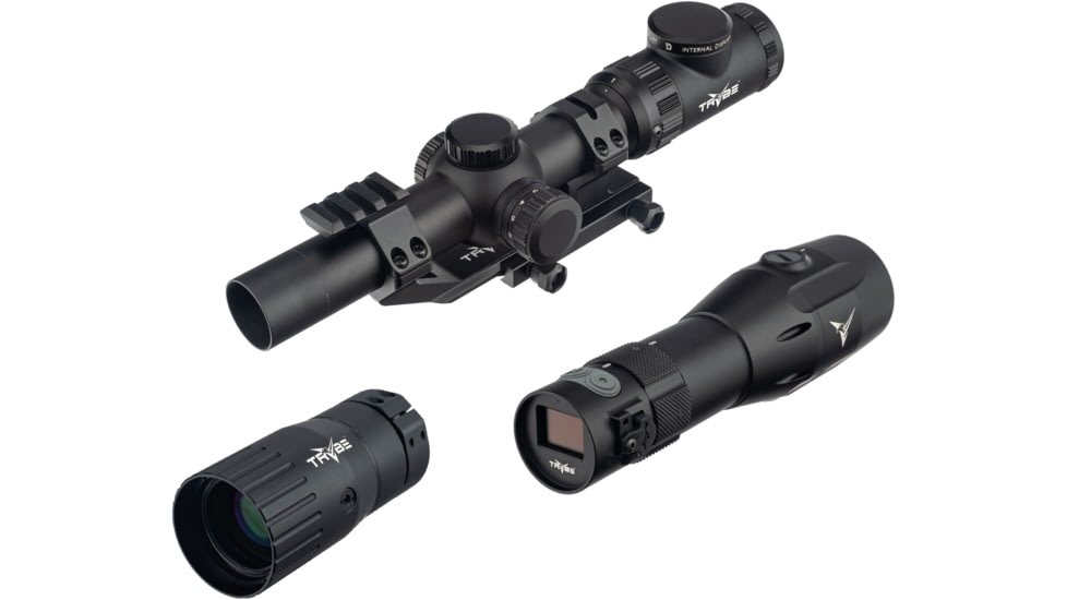 TRYBE Optics L.E.O. 1-8x24 Rifle Scope w/ TRYBE Optics DiMA1000 and TRYBE Optics Enhancer