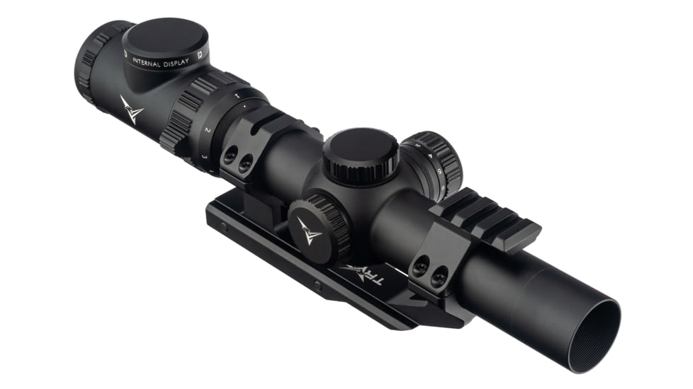 TRYBE Optics Low-Power Enhanced Optic L.E.O. 1-8x24mm Smart Rifle Scope, Black, TRORSLEO1-8x24