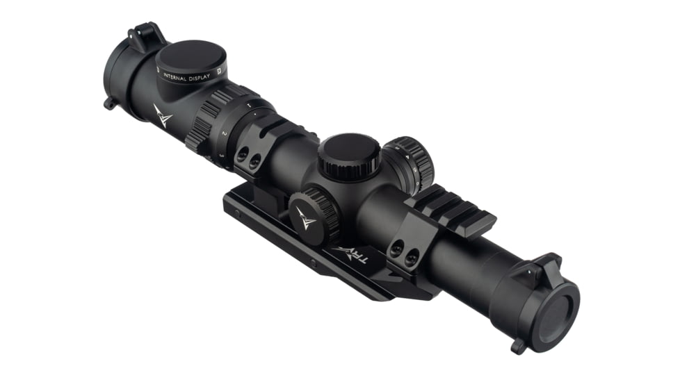 TRYBE Optics Low-Power Enhanced Optic L.E.O. 1-8x24mm Smart Rifle Scope, Black, TRORSLEO1-8x24