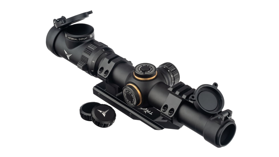TRYBE Optics Low-Power Enhanced Optic L.E.O. 1-8x24mm Smart Rifle Scope, Black, TRORSLEO1-8x24