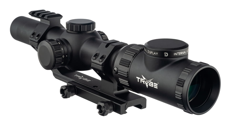 TRYBE Optics Low-Power Enhanced Optic L.E.O. 1-8x24mm Smart Rifle Scope, Black, TRORSLEO1-8x24