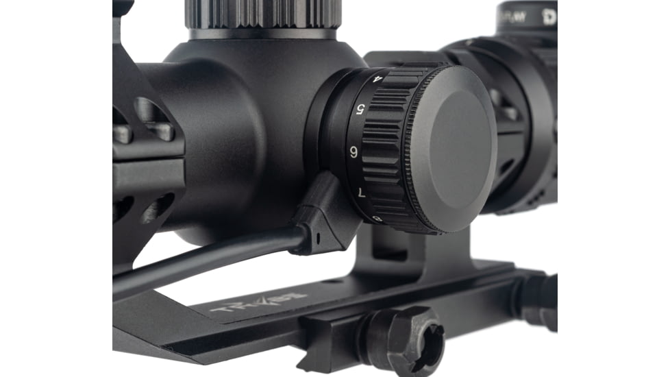 TRYBE Optics Low-Power Enhanced Optic L.E.O. 1-8x24mm Smart Rifle Scope, Black, TRORSLEO1-8x24
