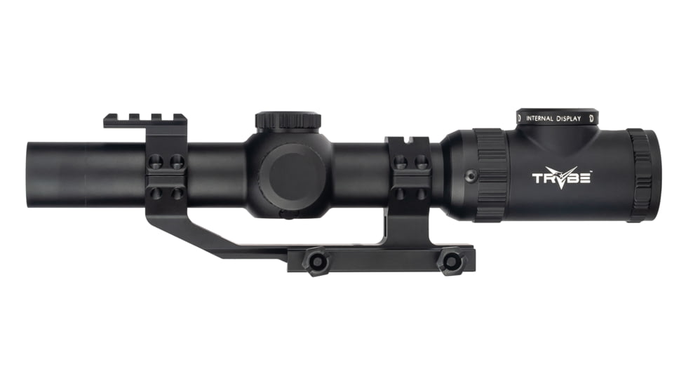 TRYBE Optics Low-Power Enhanced Optic L.E.O. 1-8x24mm Smart Rifle Scope, Black, TRORSLEO1-8x24