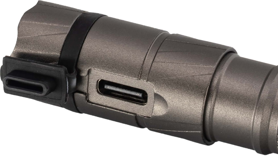TRYBE Optics Micro Lithium Ion 350 Lumen Rechargeable Handheld Flashlight, Gray, MICRO1K-GRY