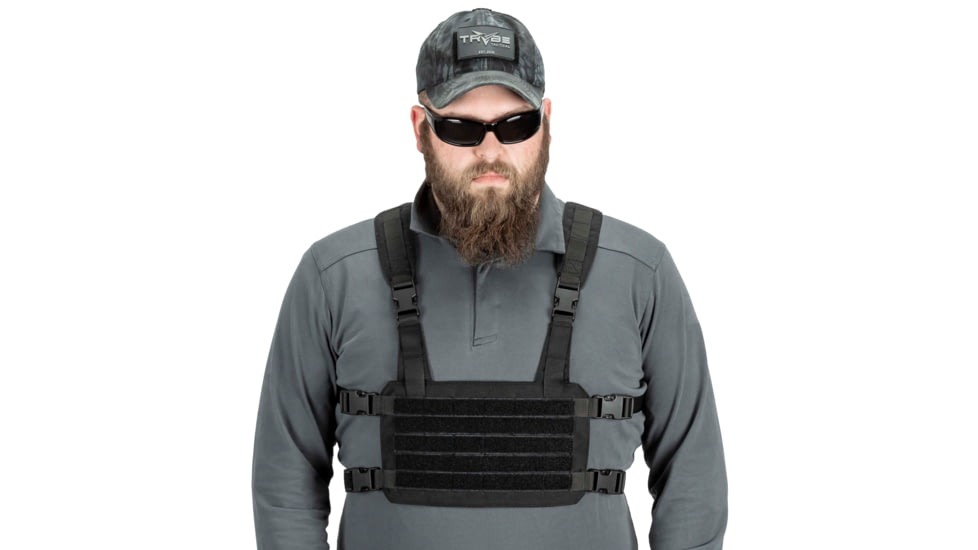 TRYBE Tactical Chest Rig System, Black, CRGSYS-BL