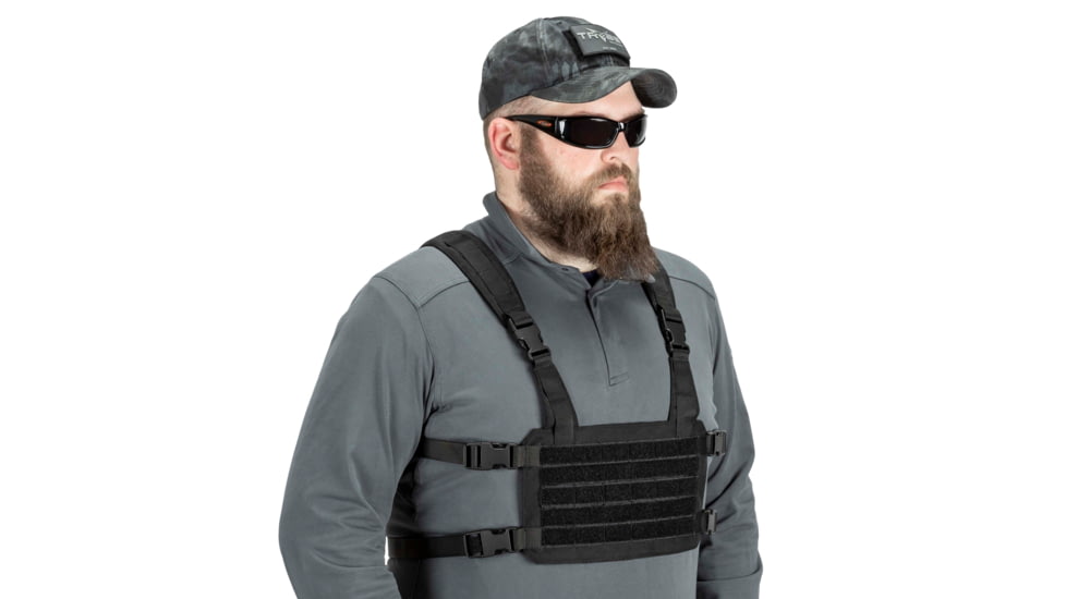 TRYBE Tactical Chest Rig System, Black, CRGSYS-BL
