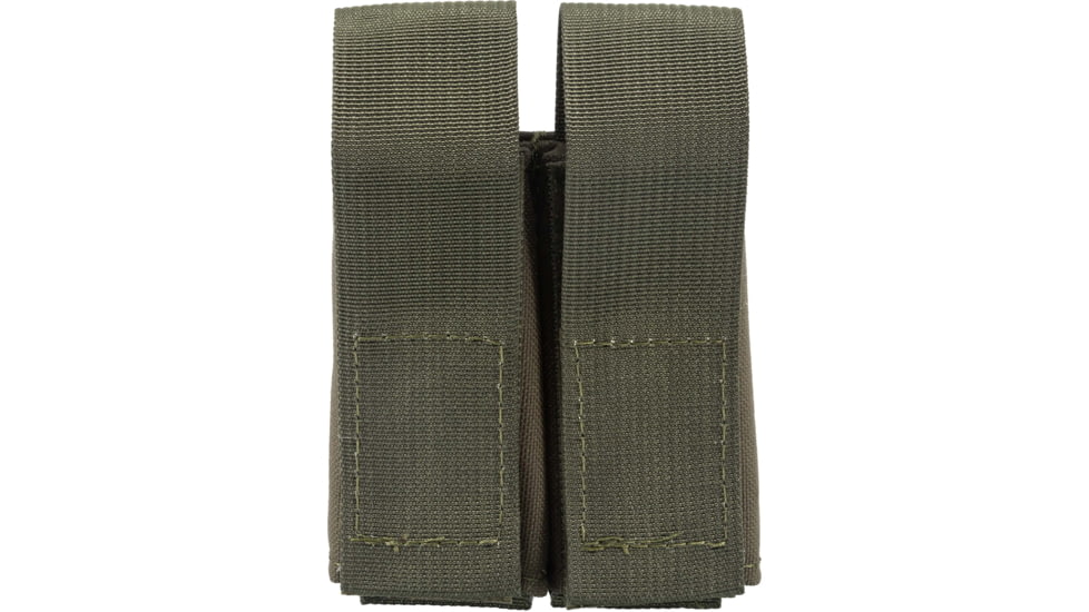 TRYBE Tactical Covered Double Pistol Magazine Pouch, OD, 22HPC2OD