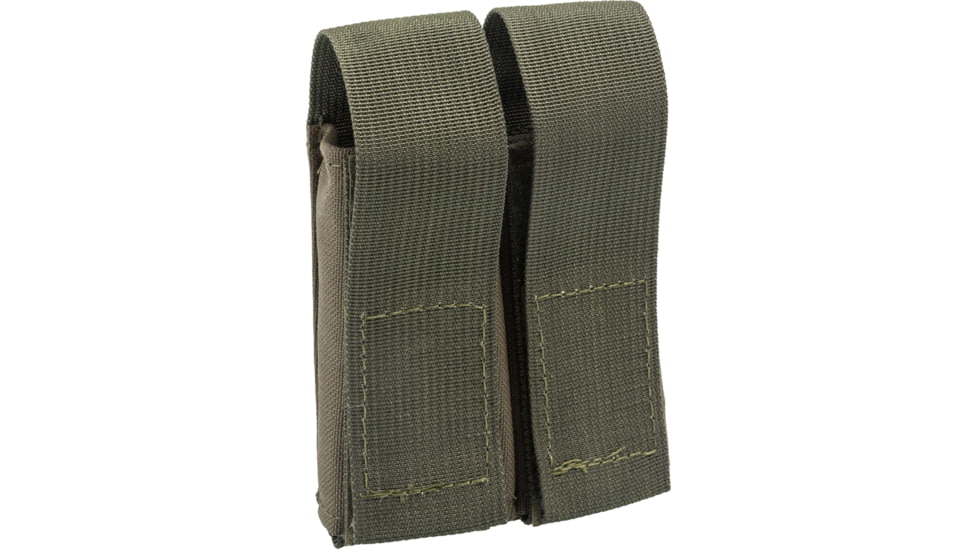 TRYBE Tactical Covered Double Pistol Magazine Pouch, OD, 22HPC2OD