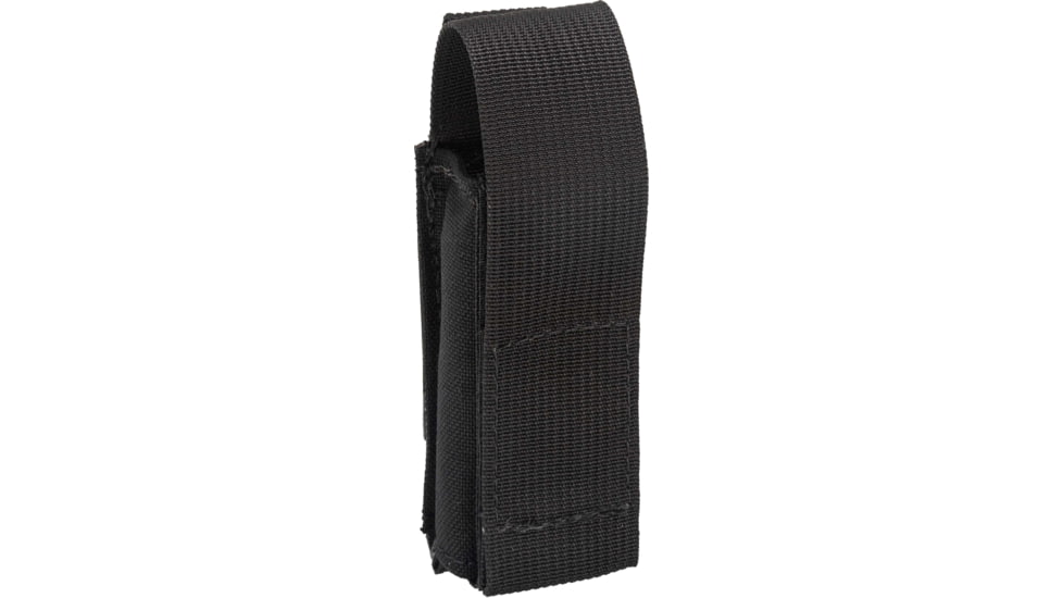 TRYBE Tactical Covered Single Pistol Magazine Pouch, Black, 22HPC0BK