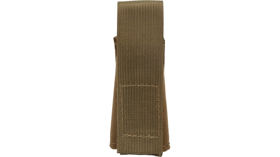 TRYBE Tactical Covered Single Pistol Magazine Pouch, Coyote Tan, 22HPC0CB