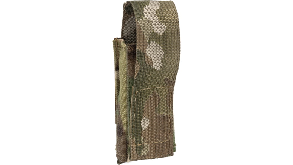 TRYBE Tactical Covered Single Pistol Magazine Pouch, Multi Cam, 22HPC0MC