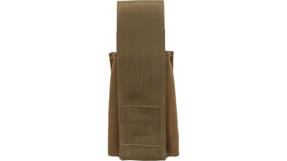 TRYBE Tactical Covered Single Rifle Magazine Pouch, Coyote Tan, 22HRC0CB