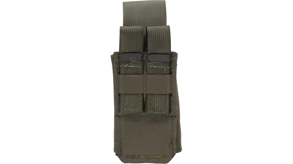 TRYBE Tactical Covered Single Rifle Magazine Pouch, OD Green, 22HRC0OD