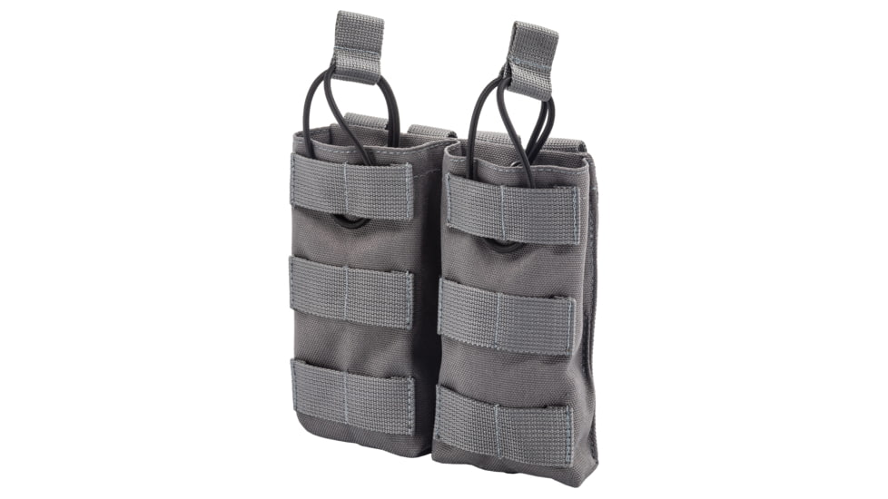 TRYBE Tactical Double 5.56 Magazine Pouch, Wolf Gray, RMP-DB556-WG