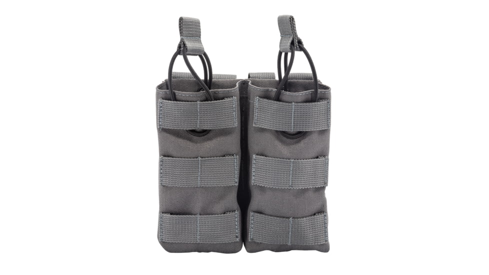 TRYBE Tactical Double 5.56 Magazine Pouch, Wolf Gray, RMP-DB556-WG