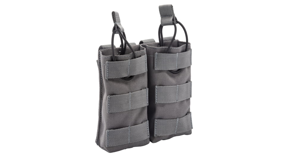 TRYBE Tactical Double 5.56 Magazine Pouch, Wolf Gray, RMP-DB556-WG