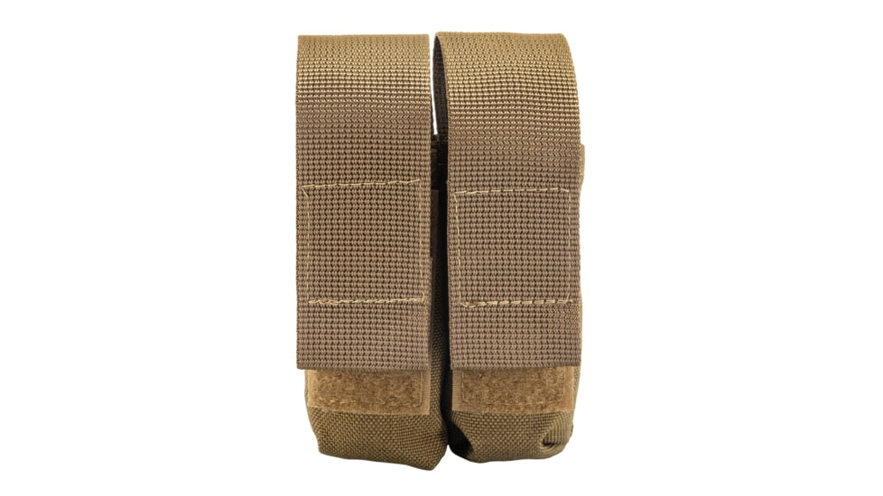 TRYBE Tactical Double Pistol Pouch, Coyote Tan, DBPMP-CT