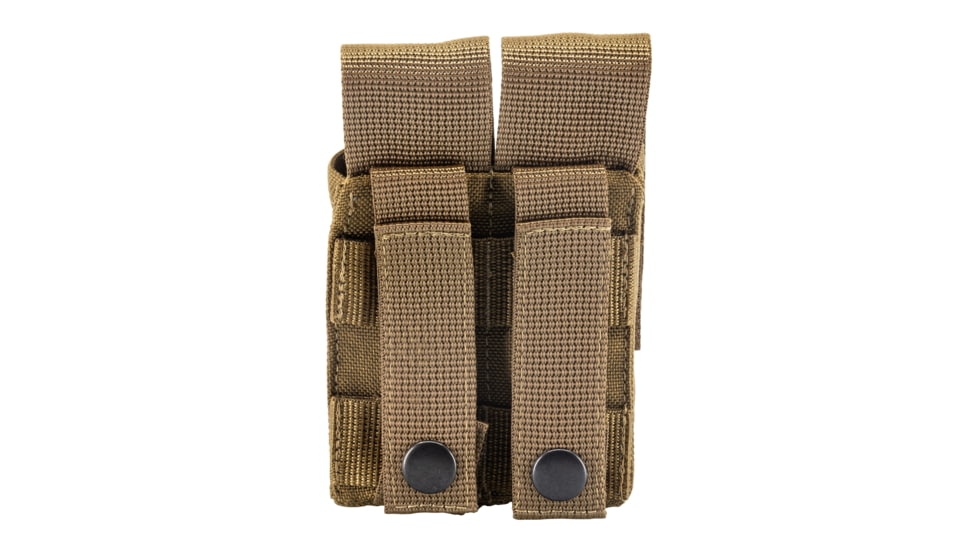 TRYBE Tactical Double Pistol Pouch, Coyote Tan, DBPMP-CT