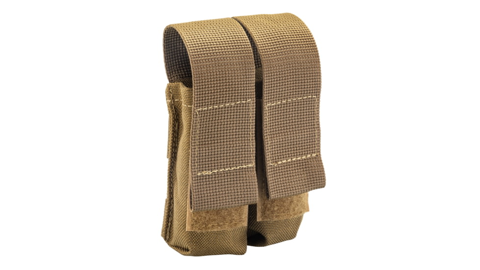 TRYBE Tactical Double Pistol Pouch, Coyote Tan, DBPMP-CT