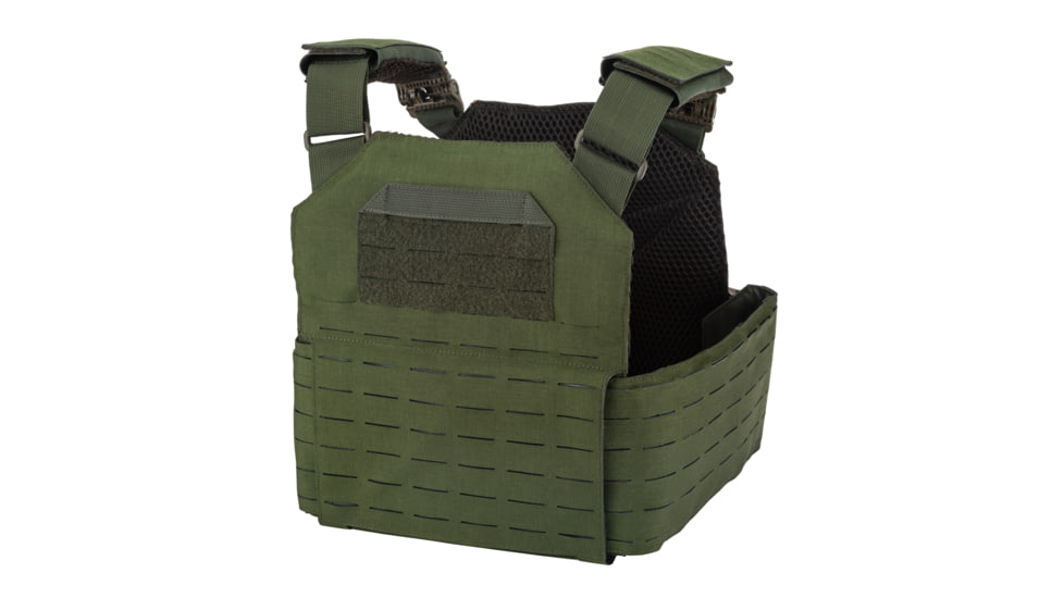 TRYBE Tactical Laser-Cut Plate Carrier w/Fast-Release Tubes, Olive Drab, LCPC-OD