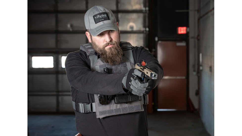 TRYBE Tactical Minimalist Plate Carrier, Wolf Gray, MPC-WG