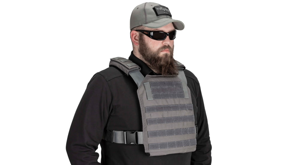 TRYBE Tactical Minimalist Plate Carrier, Wolf Gray, MPC-WG