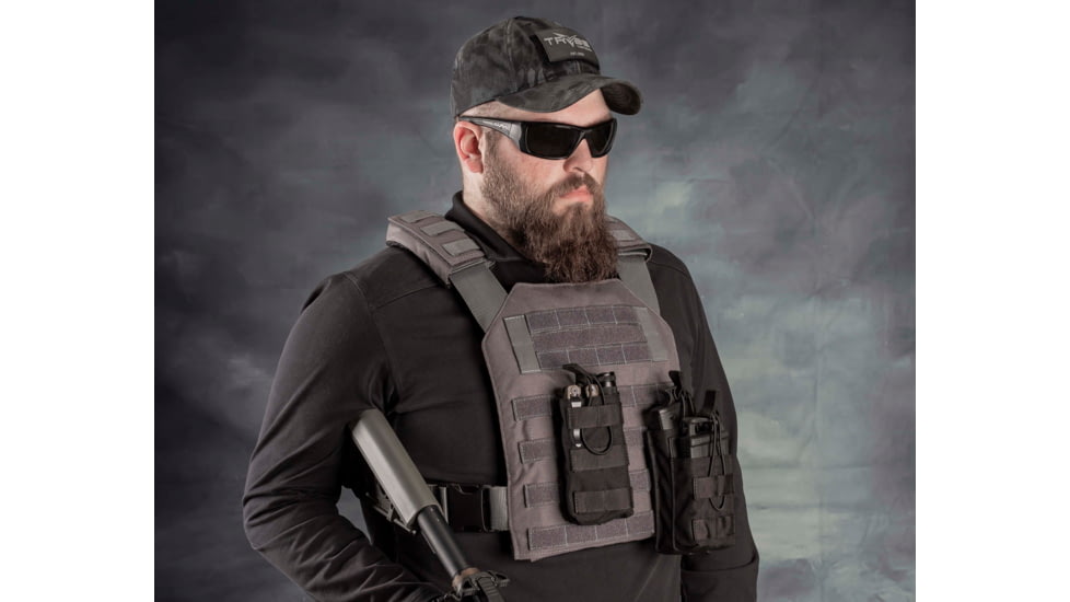 TRYBE Tactical Minimalist Plate Carrier, Wolf Gray, MPC-WG
