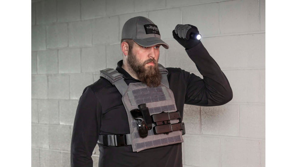 TRYBE Tactical Minimalist Plate Carrier, Wolf Gray, MPC-WG