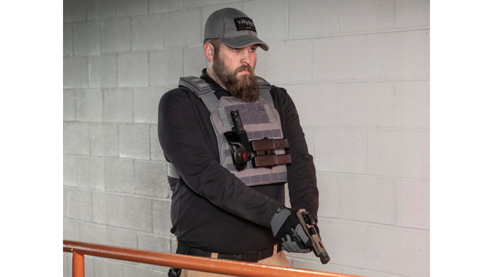 TRYBE Tactical Minimalist Plate Carrier, Wolf Gray, MPC-WG