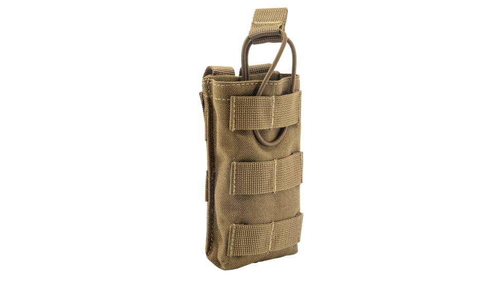 TRYBE Tactical Single 5.56 Magazine Pouch, Coyote Tan, RMP-S556-CT