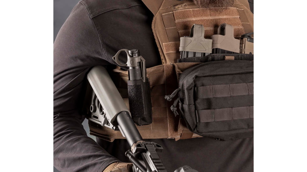 TRYBE Tactical Single Pistol Pouch, Black, SPMP-BL