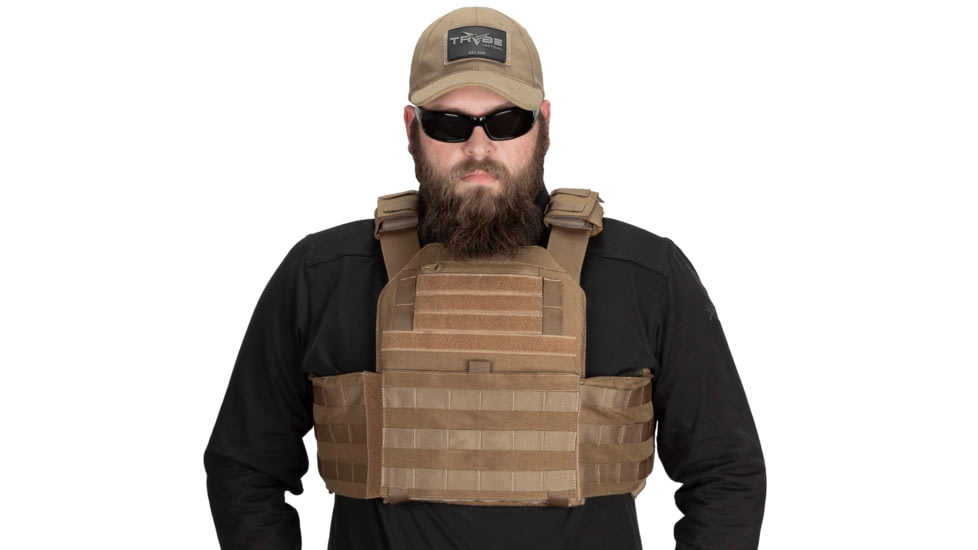 TRYBE Tactical Traditional Plate Carrier, Coyote Tan, TPC-CT