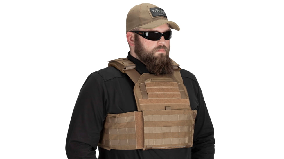 TRYBE Tactical Traditional Plate Carrier, Coyote Tan, TPC-CT