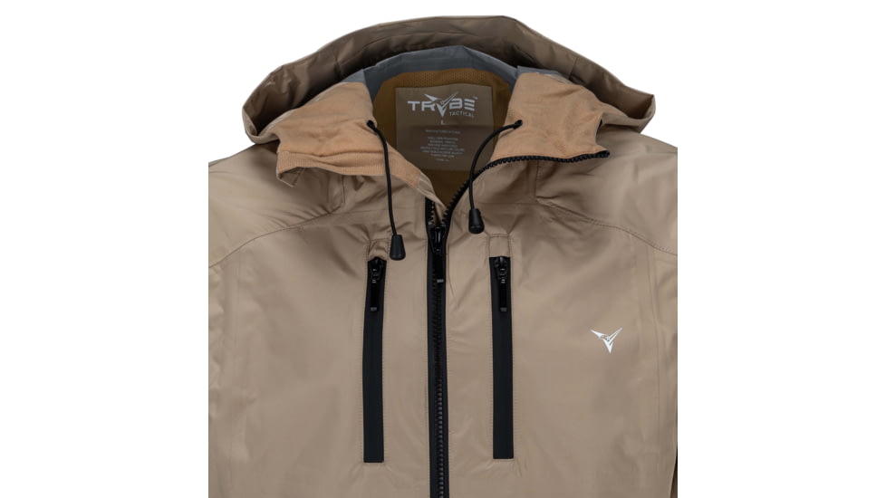 TRYBE Tactical Packable Rain Jacket - Mens