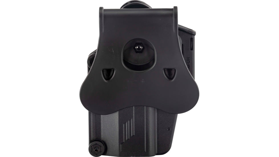 TRYBE Tactical Universal Holster w/ Paddle and Belt Clip, Right, Black, TRT-UH-PBCKIT-BL