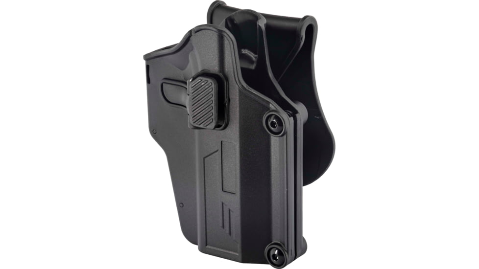 USED TRYBE Tactical Universal Holster w/ Paddle and Belt Clip, Black, TRT-UH-PBCKIT-BL, EDEMO1